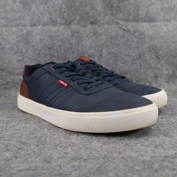 Levis Shoes Mens 13 Sneakers Casual Lifestyle Classic Low Lace Up Blue Comfort - Picture 1 of 12